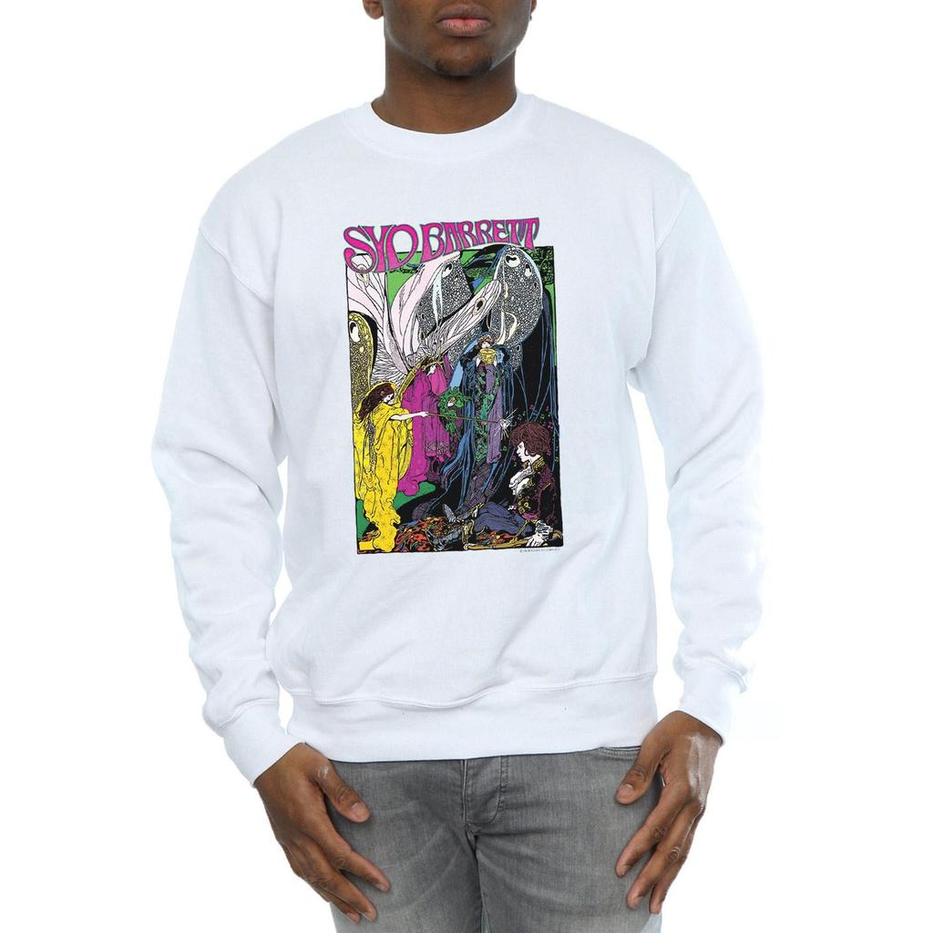 Syd Barrett Mens Fairies Poster Sweatshirt
