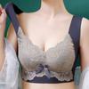 Женский сексуальный кружевной бюстгальтер, бесшовные женские бюстгальтеры больших размеров, женское нижнее белье без стальных колец, маленькие полные чашки, топ с закрытой грудью, женские бюстгальтеры