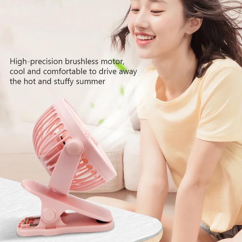 USB Charging Portable Mini Handheld Fan, Silent Desktop Electric Fan, High-quality Small Heat Dissipation and Ventilation Fan