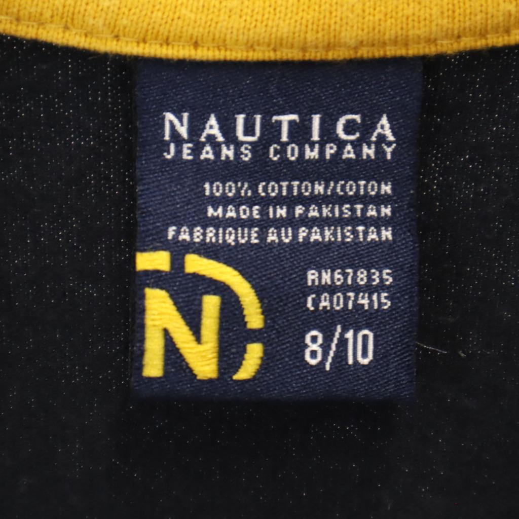Nautica Поло с коротким рукавом 8/10 Черный Детский Б/У