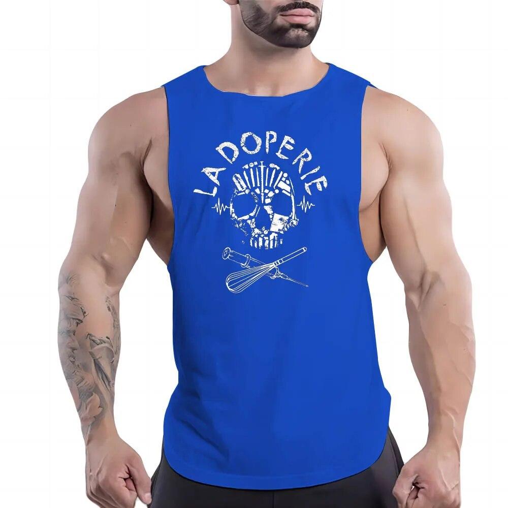 Мужской четырехсезонный повседневный многоцветный жилет без рукавов, повседневная быстросохнущая мужская простая дышащая многоцветная рубашка с героями мультфильмов