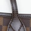 Louis Vuitton Neverfull MM Tote Bag N51105 Brown Damier Canvas Women Used