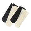 Long Socks, Thin Mesh Breathable Women's Mid-calf Socks for Spring and Summer, Black Summer Cotton Socks