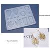 Silicone Resin Molds for Earrings DIY Mold Crystal Multi Style Epoxy Earrings Keychain Mold Jewelry