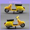 Alloy Vespa Motorcycle Model Toy For Kids With Inertia Control