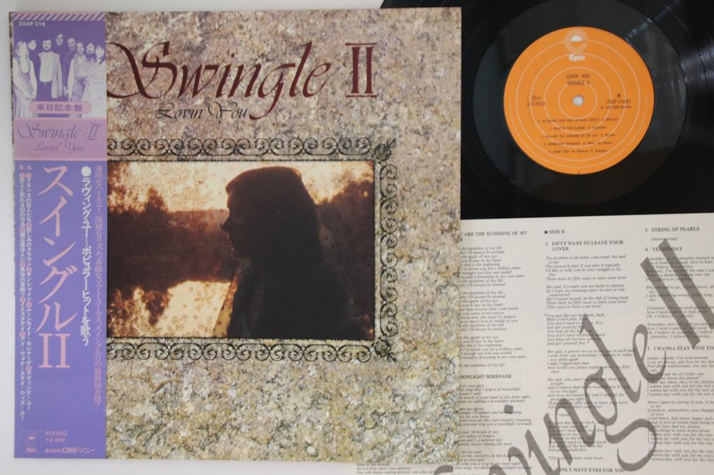 LP Record SWINGLE II - Lovin' You 25AP316 CBS SONY 1977 Japan Obi Pop Used