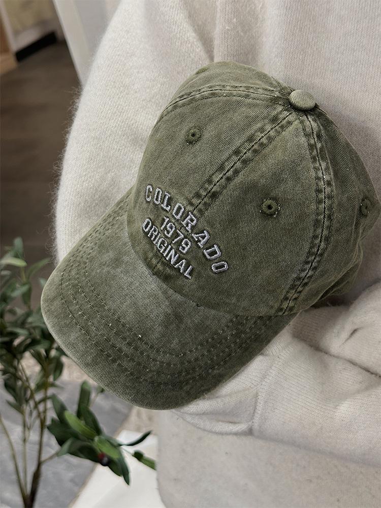 Ретро Бейсболки с вышивкой букв Colorado Весна Лето Хлопок Регулируемые Повседневные Кепки Хип-Хоп Уличная Одежда Солнцезащитные Кепки Для Малыша