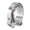 304 Stainless Steel  2.5" 3" Quick release V Band Clamp 63mm 76mm Turbo Exhaust Pipe Vband Clamp Male Female Flange V Clamp Kits
