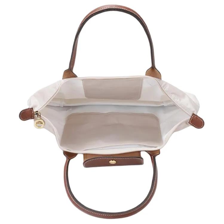 LONGCHAMP Le Pliage Nylon Leather Shoulder Bag Medium Women's Paper Color (Unisex) Shoulder Bags 2605089555