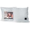 Set of 2 Pillows, Memory Foam Cushions, 60X60, Jean Louis Scherrer