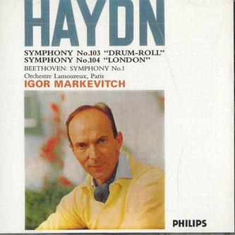 CD IGOR MARKEVITCH - Haydon: Symphonies No.103&104, Beet UCCP3395 UNIVERSAL Japan Classical Used