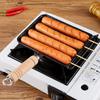 Baijie Sausage Grilling Pan, Home Use Starch Sausage Maker, for Grilling Rice Cakes, Lamb Skewers, Gluten, Sausages, Outdoor Grilling Plate