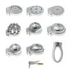 Cock Penis Chastity Device Bondage Ring Lock Sex Toys For Men New BDSM Fetish Chastity Cage Accessories Male Scrotum Stretcher