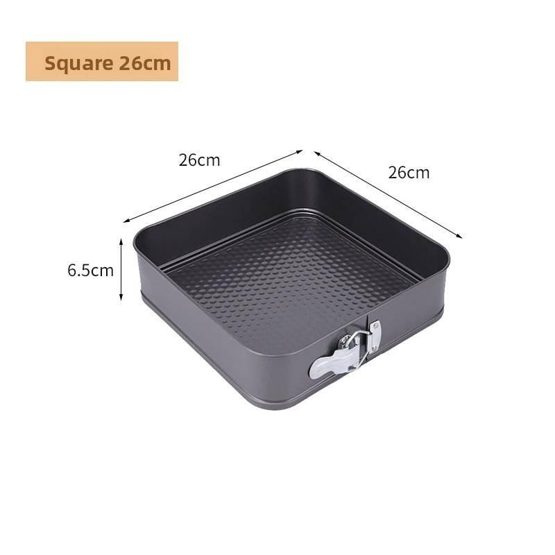 Round And Square Cake Molds Carbon Steel Nonstick Detachable Bottom For Commercial Baking