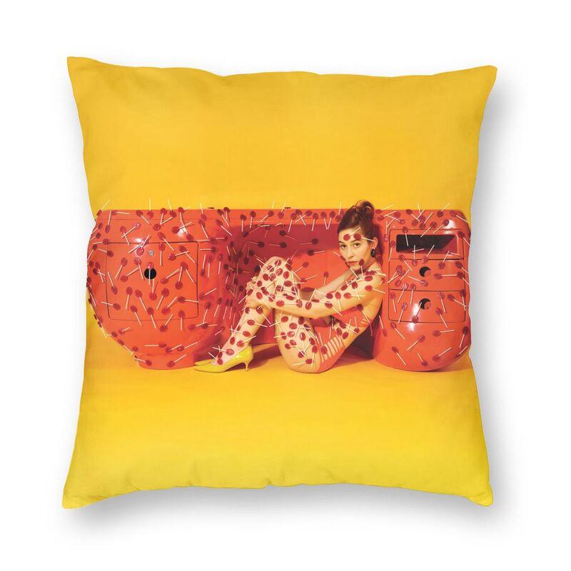 Fashion Christmas Square Throw Pillow Case Home Decorative 3D Double Side Print Toiletpaper Cushion Cover For Living Room Sofa