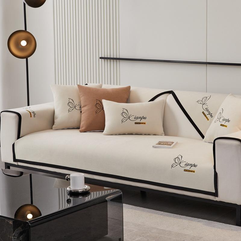 Chenille Sofa Cushion New Four-season Anti-slip Sofa Cushion Light Luxury High-end Sofa Cover Cloth