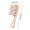 Double Row Large Toothed Comb Wide Toothed Comb Curved Comb Fluffy Comb Hairdressing Comb For Comb Long And Curly Hair