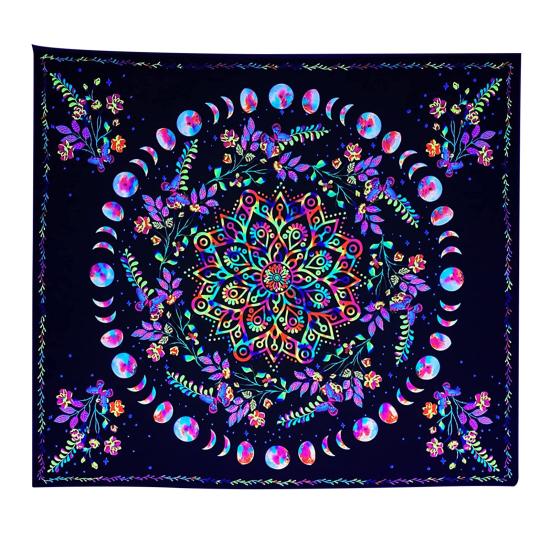 1 комплект гобеленов, устойчивых к УФ-излучению, светящихся в темноте, настенных настенных обоев