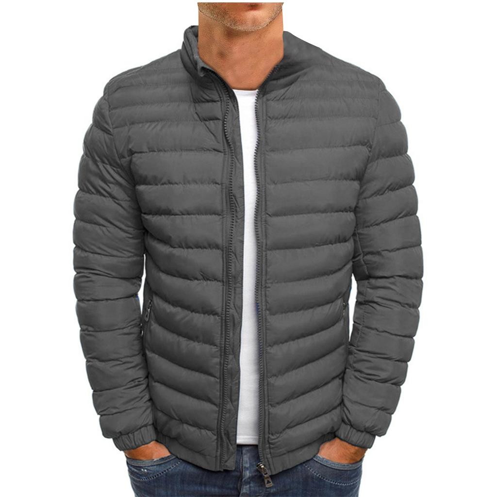 Men Winter Coat Warm Slim Fit Thick Coat Casual Jacket Outerwear Top Blouse