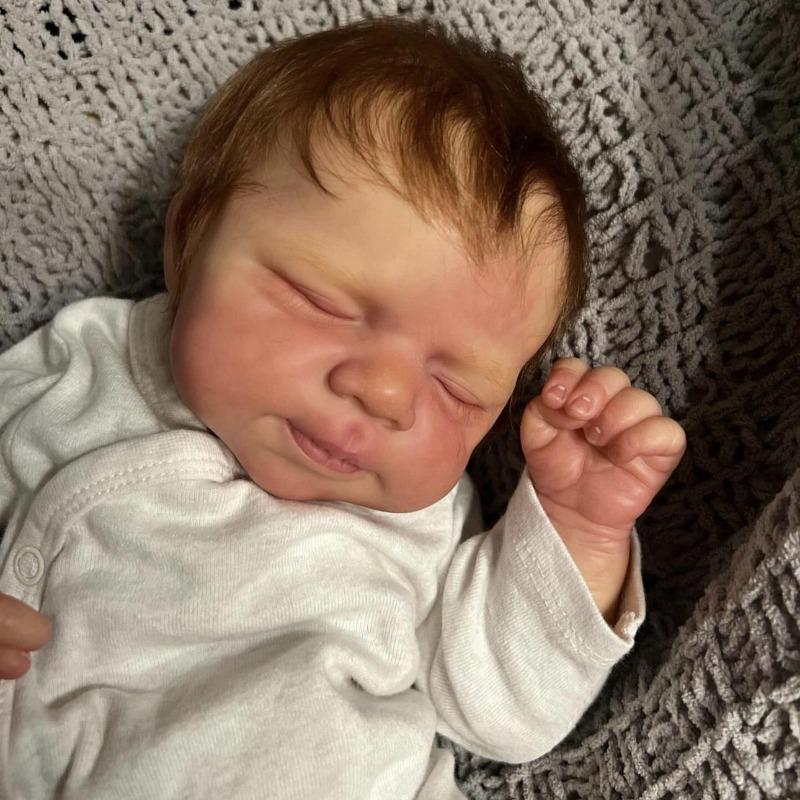 Куклы Reborn Baby Dolls Девочка 45 см 17,7 дюйма Реалистичные куклы новорожденных младенцев, которые выглядят как настоящие куклы, мягкое силиконовое виниловое тело