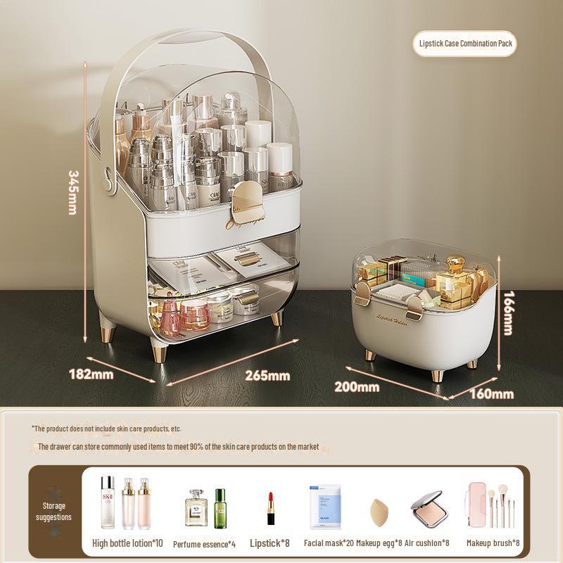 Продвинутый пыленепроницаемый бокс для хранения помад в стиле инс с крышкой