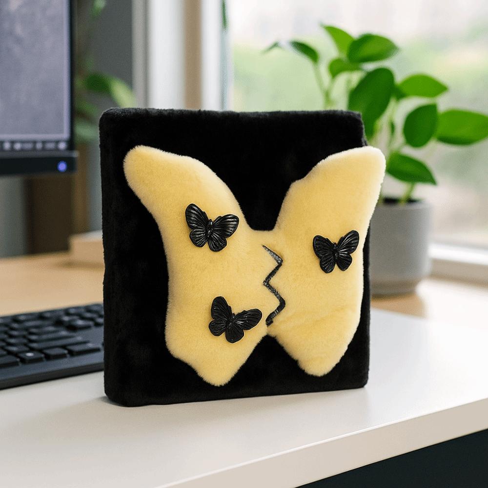 3-Inch Detachable Card Book Furry Cover Loose Leaf Album High-Quality Korean Album  Photo Storage