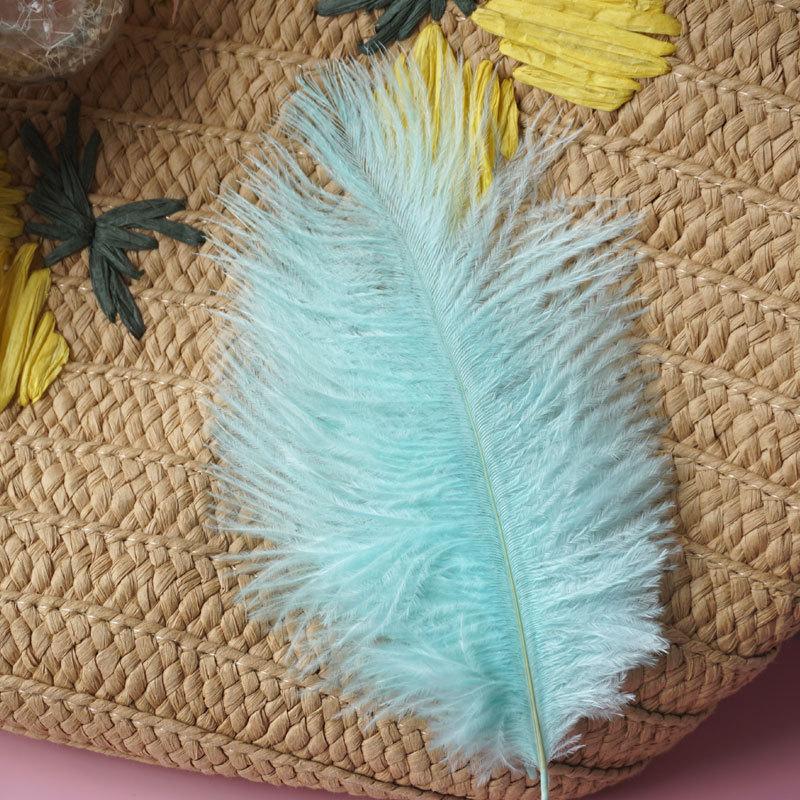 Colored Camel Bird Fur 15 -20cm Wedding Ornament Net Red Wall Decorative Feather Wall Hand Blooming Flowers Diy Dream Network Material