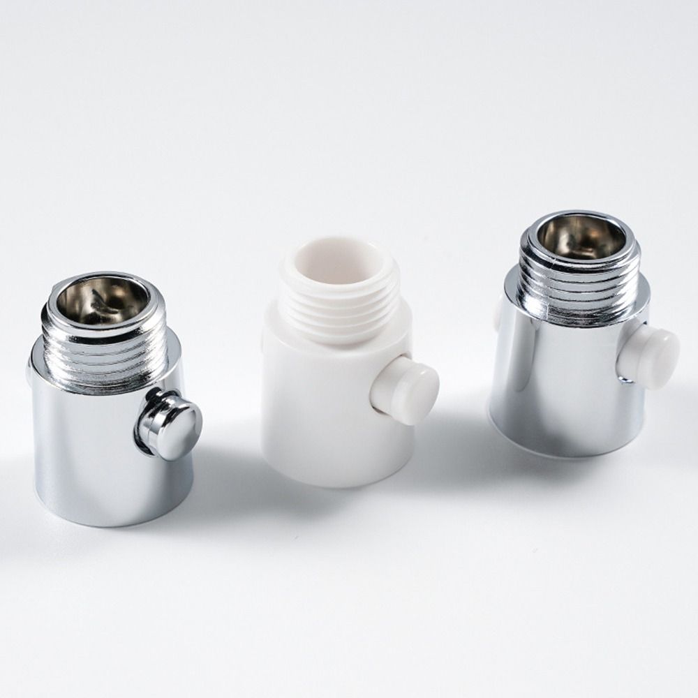 Portable Bathroom Parts ABS Shut-Off Valve Flow Regulator Shower Head Arm Diverter Water Stop Valve