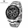 PAGANI DESIGN Men's Watch Luxury Quartz Watch Men's 1644 AR Sapphire Crystal Sports Chronograph VK63 stainless Steel Men's Watch