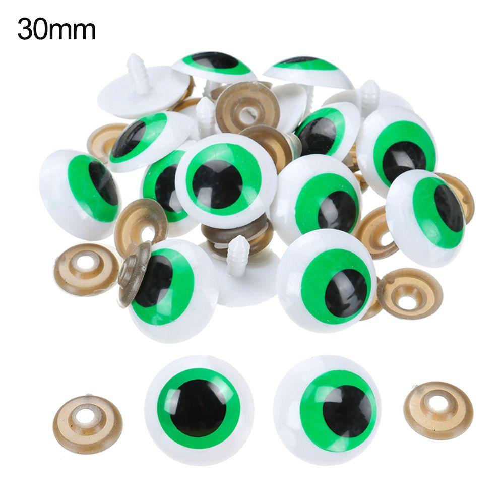 12мм~30мм Безопасные Аксессуары для Игрушек Животных Пластиковые Глаза Кукольные Глаза Рукоделие Лягушачьи Глаза Глазное Яблоко