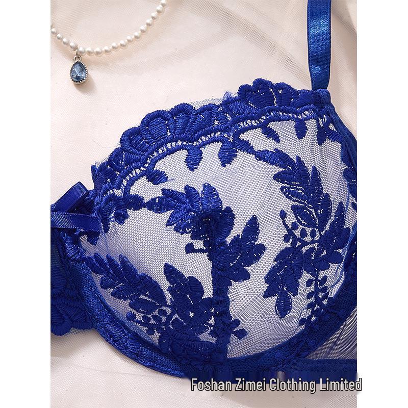 Y Прозрачный сетчатый комплект нижнего белья для трансграничной торговли: Сексуальный женский прозрачный бюстгальтер из трех частей