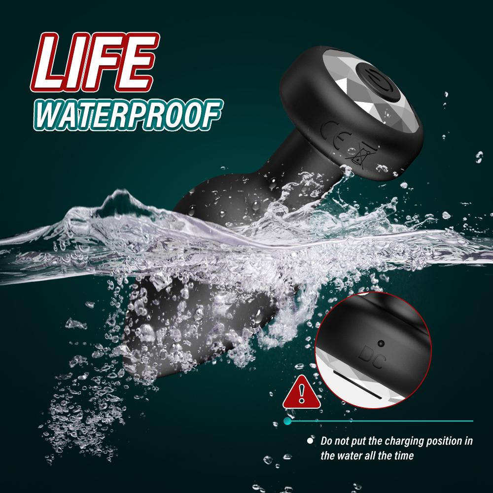 2025 Новый 10 Скоростей Анальная Пробка Вибратор Дистанционное Управление Мужской Массажер Простаты Женский Мастурбатор Взрослые Секс Игрушки Для Женщин Мужчин Гей Анальная Пробка