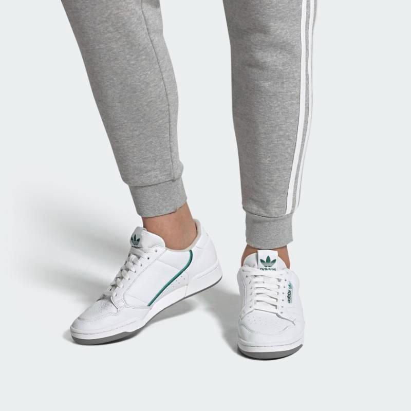 Adidas Continental 80 'White Glory Green' Sneakers EF5990