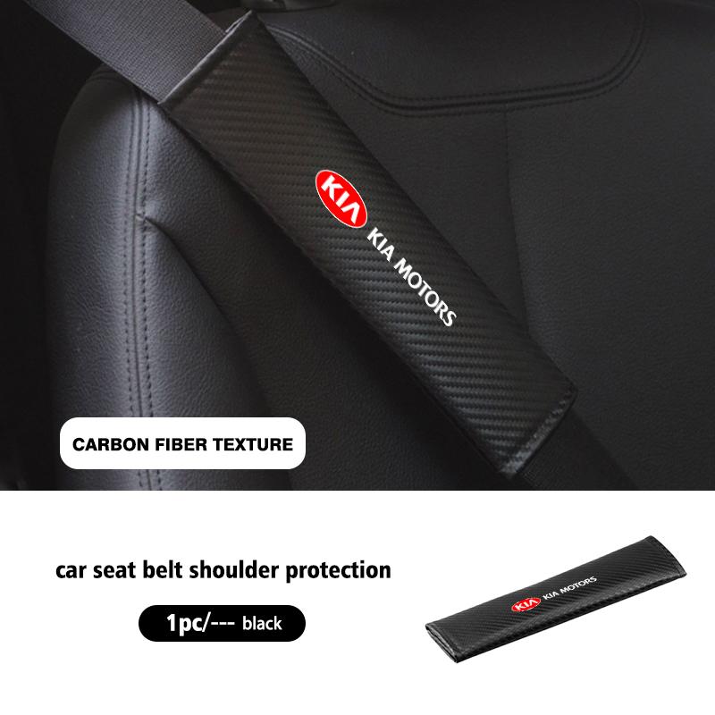 1/2PCS Car Safety Belt Shoulder Straps Cover Protection Padding For KIA K5 K2 Rio Optima Sportage Venga Sorento Stonic Forte sah256