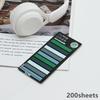 KindFuny 200 Листов Радужный Цветной Индексный Блокнот Стикеры Бумажные Наклейки Блокнот Закладка Школьные Принадлежности