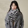 Autumn Winter Imitation Cashmere Scarf Cold-proof Shoulder Wrap Tassel Neck Warmer  Women's Shawl