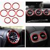 Car Air Condition Air Vent Outlet Ring Cover Trim for Mercedes Benz A W177 B W247 GLB X247 CLA C118 GLA H247