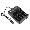 4 Slots Universal USB Smart Battery Charger For 18650 Rechargeable Battery