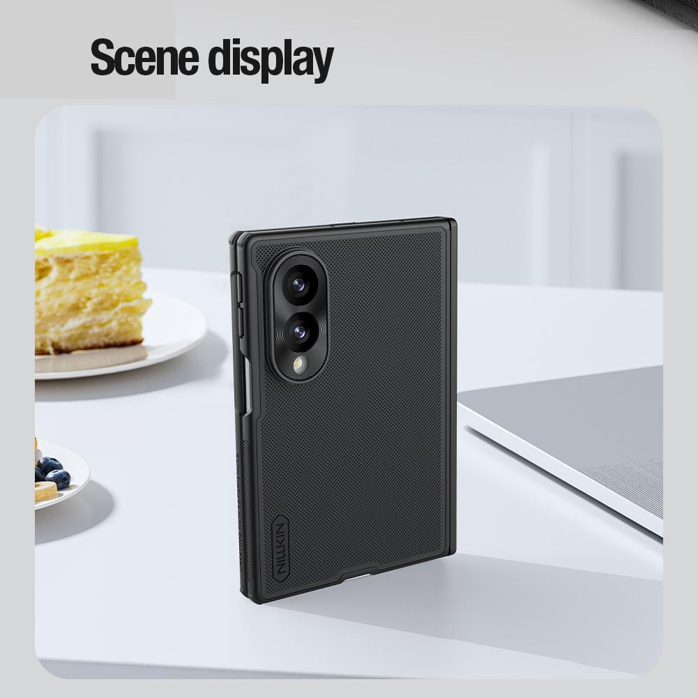 Nillkin для Samsung Galaxy Z Fold 8 Магнитный чехол-книжка для складного телефона Ультратонкий Матовый ТПУ + ПК Ударопрочная задняя крышка