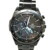 N [Б/У] [CASIO] Casio Edifice Солнечные часы EQB-1000XYDC-1AJF Черный x Черный циферблат x Синий нержавеющая сталь Mobile Link Обхват запястья Приблизительно