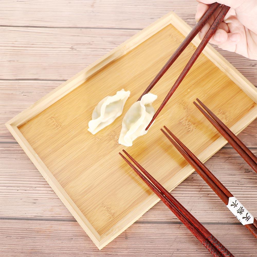 Pairs Reusable Cooking Home Restaurant Wood Dinnerware Sushi Chopsticks Tableware Wooden Chopsticks
