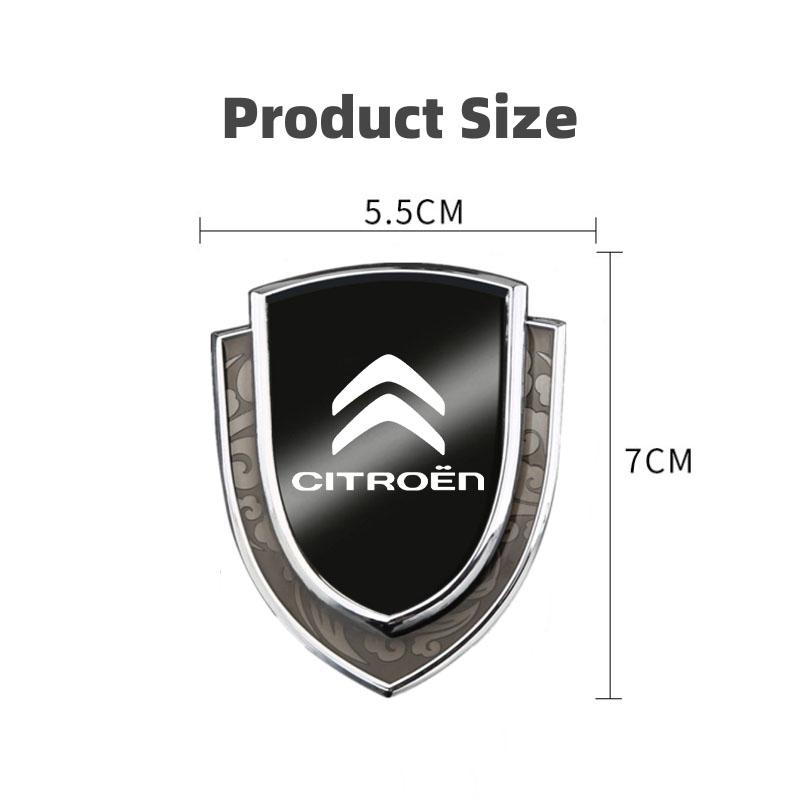 3D Металлическая Наклейка-значок на крыло, багажник, кузов автомобиля Для Citroen C1 C2 C4 C5 C3 C4L C8 Berlingo Xsara Picasso Аксессуары
