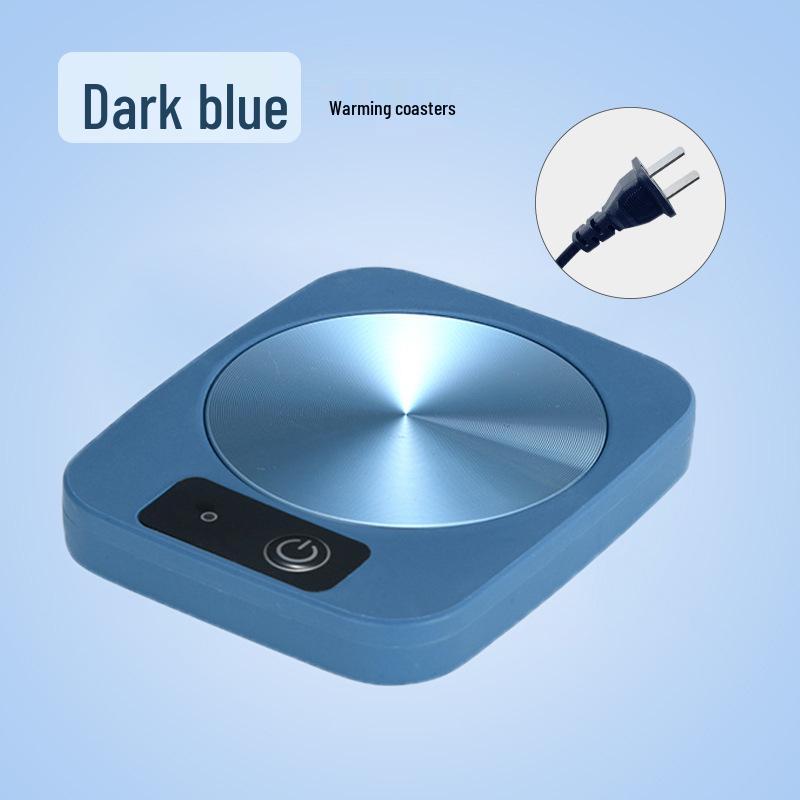 55° Heated Insulating Ceramic Mug with Coaster - Keeps Drinks Warm