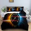 3D Car King Queen Duvet Cover Vintage Lightweight Train Bedding Set For Teens Adult Racing Supercar 2/3pcs Polyester Quilt Cover