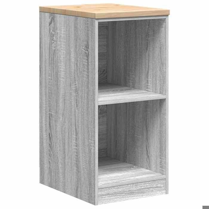 VidaXL Garage Storage Cabinet Sonoma Grey 40x51x85 Cm Pine Wood, Cabinet, Tool Cabinet, Low Cabinet, Cabinet of 860540