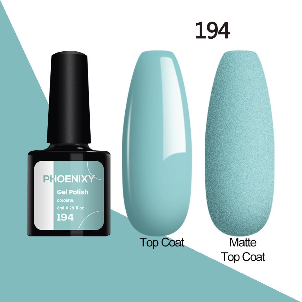 Лак для ногтей PHOENIXY, 8 мл, УФ-светодиодный гибридный лак для дизайна ногтей, гель-лайнер для маникюра, полупостоянная основа, верхнее покрытие, гель с блестками, блестящие цвета, гель