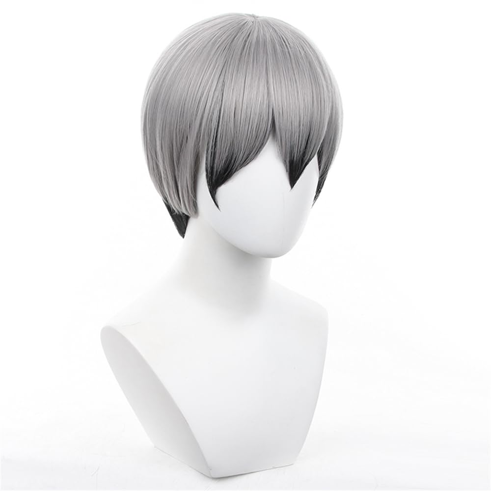Sizuuenn Haikyu!! Kita Shinsuke Wig, Heat-Resistant, Cosplay Wig with Net, Perfect for Events, School Festivals, Cultural Festivals, and Photo Shoots