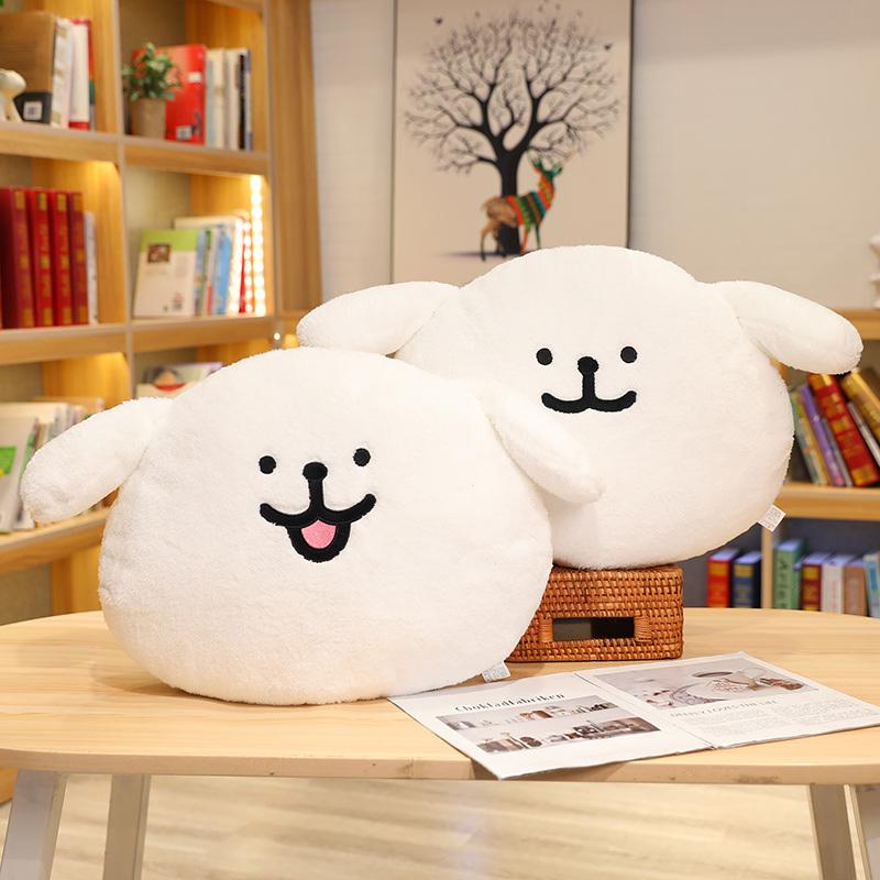 Korean Maltese Dog Plush Toy Kawaii Puppy Gift Cute Kawaii Stuffed Animal Pillow Soft Puppy With Clothes Gift for Kids Adults
