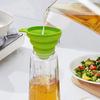 Кухонная воронка Пищевой силикон Складная воронка Легко чистить Складная кухонная воронка Для бутылок Флаконов Контейнер для духов