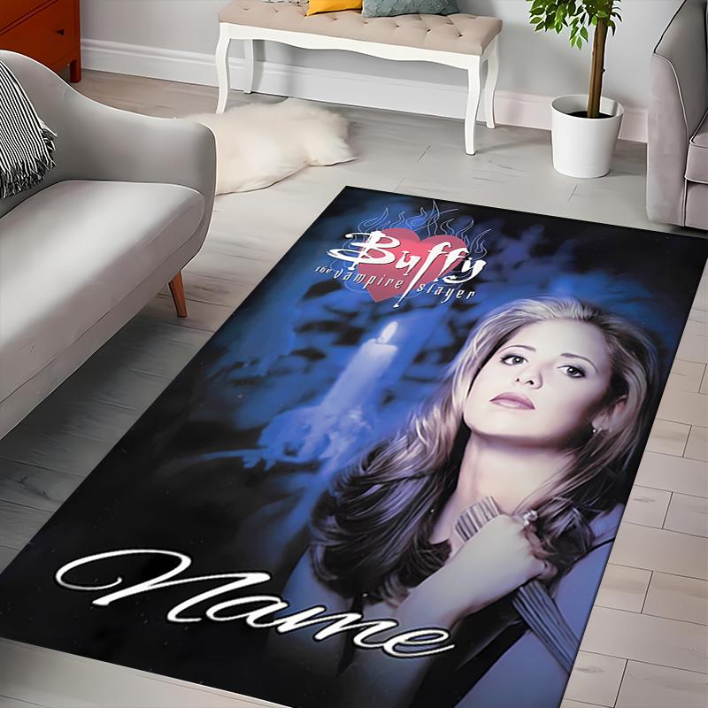 Custom personalization Buffy the Vampire Slayer Area Rug - Perfect For Kitchen, Bathroom,Laundry Room Decor Large Size Available,Gift All Seasons